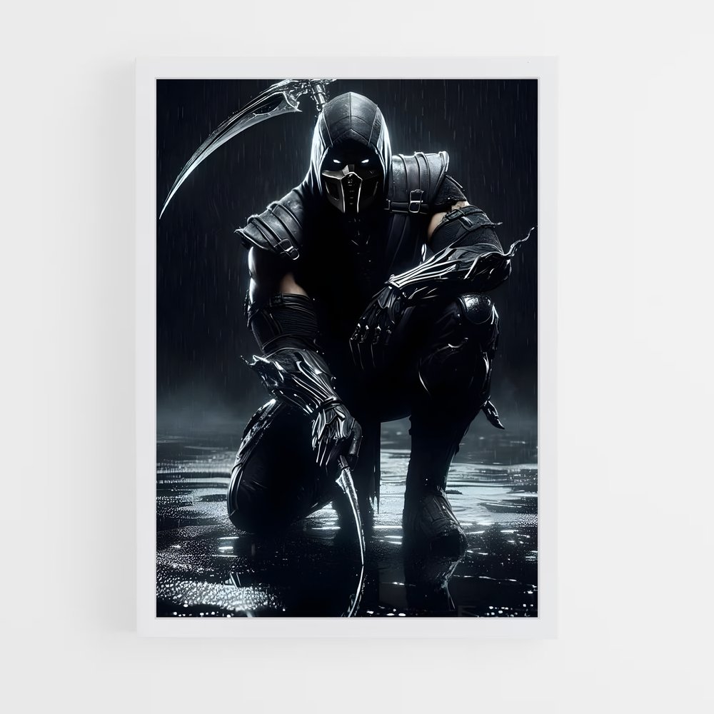 Poster L'Assassin Crouché – affiche Mortal kombat (vue 3)
